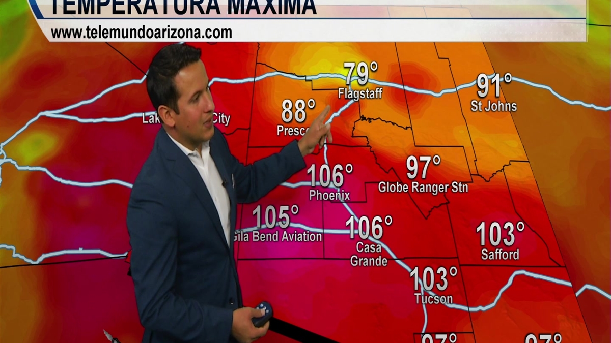 El pronóstico del tiempo en Arizona Telemundo Phoenix/Tucson