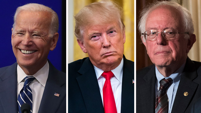 Biden-Trump-Sanders