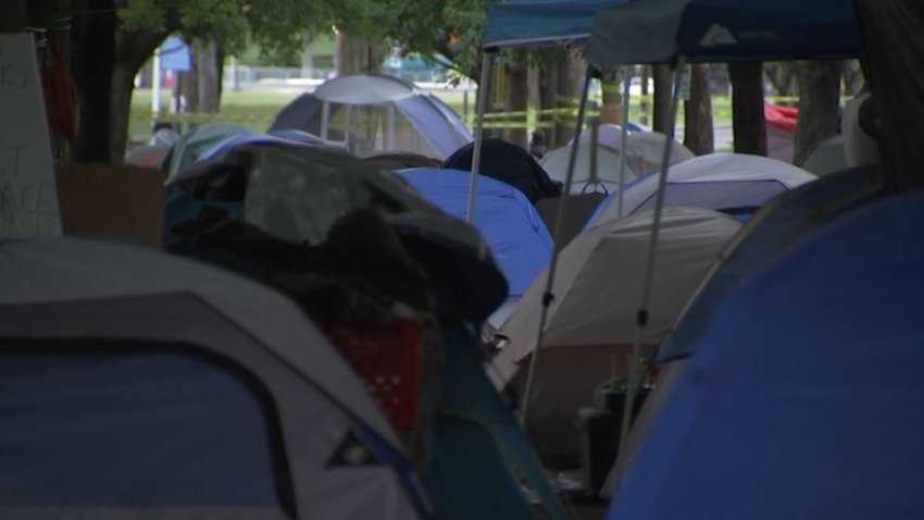 campamento de indigentes