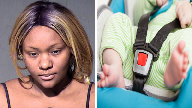 mujer-detenida-por-dejar-a-bebe-en-carro
