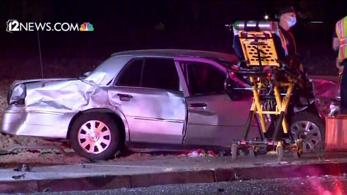 Accidente vehicular en Phoenix deja cuatro heridos Telemundo Phoenix