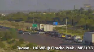 Dos muertos, saldo de accidente en la I-10 cerca de Picacho Peak