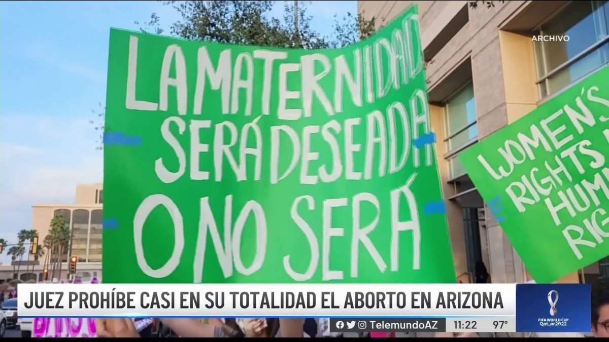 Reacciones a prohibición del aborto en Arizona Telemundo Phoenix/Tucson