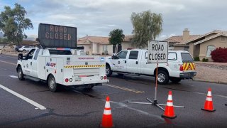 Reporte de disparos termina con el sospechoso accidentado en Fountain Hills