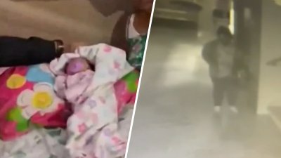 Captan en video el momento que encuentran a bebé recién nacida secuestrada de hospital