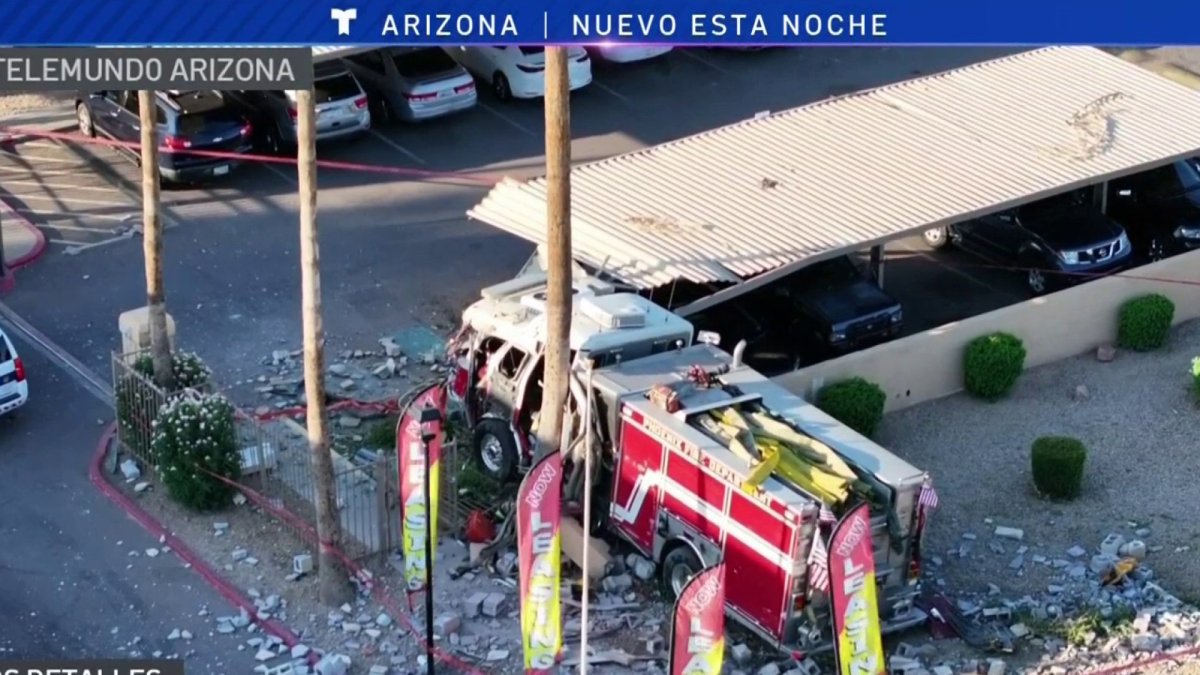 Arizona impactantes imágenes de un accidente que involucró a un camión