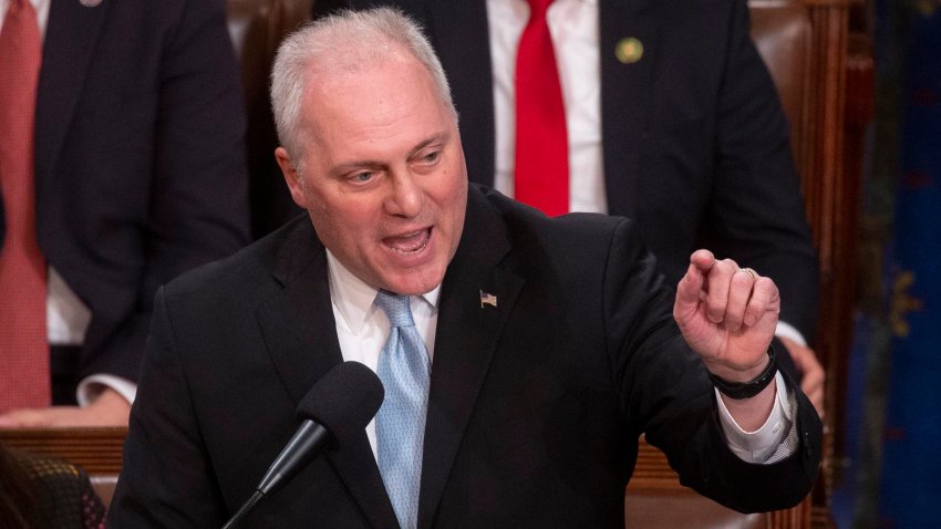 Foto de archivo del líder de la mayoría republicana en la Cámara Baja de Estados Unidos, Steve Scalise. EFE/EPA/MICHAEL REYNOLDS