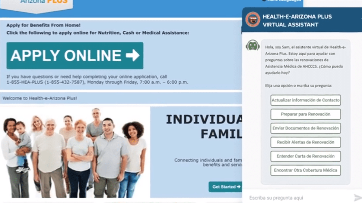 Arizona El sistema de salud AHCCCS introduce una nueva función virtual