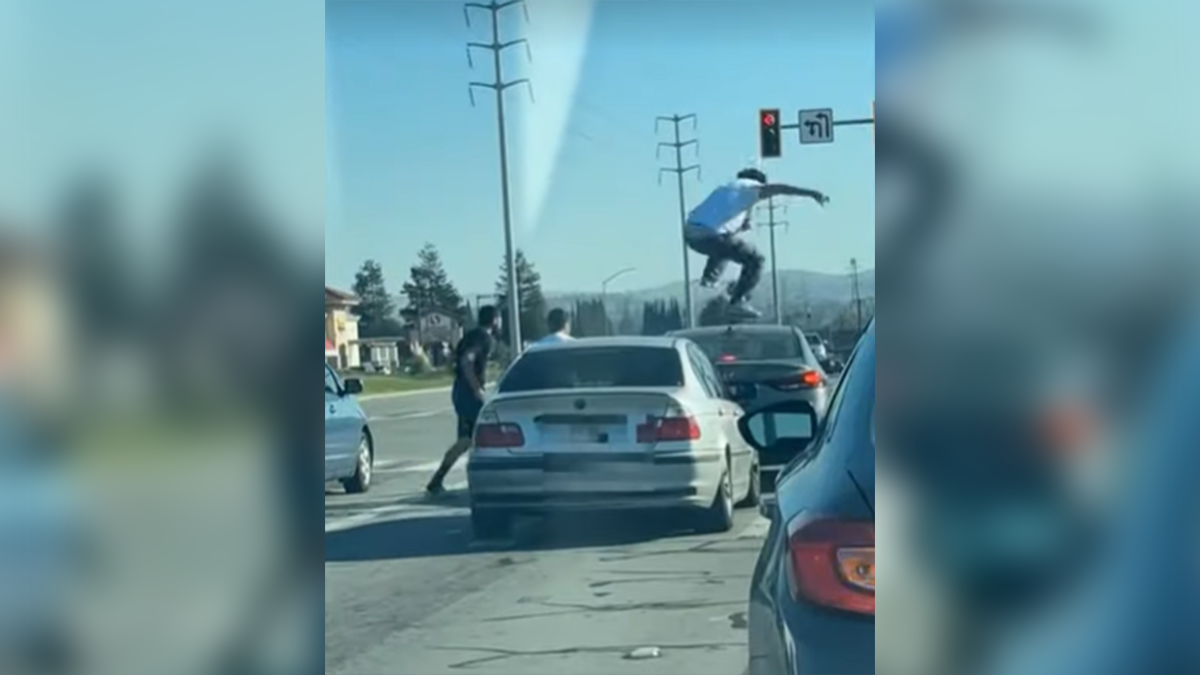 California: Incidente De Ira Al Volante En San José Queda Captado En ...