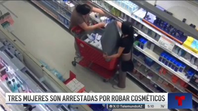Detenidas tres mujeres por robar $74 mil dólares en cosméticos de Target