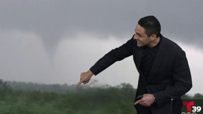 En Texas: formación de tornado en vivo