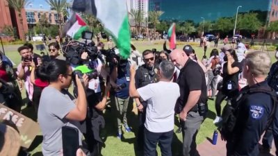 Protesta en apoyo al pueblo Palestino en ASU