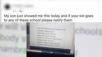 Amenaza de tiroteo en escuelas del valle atemoriza a padres en redes sociales