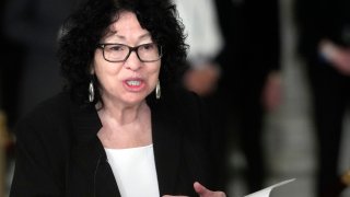 La jueza de la Corte Suprema, Sonia Sotomayor.