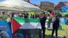 Manifestación estudiantil por el conflicto entre Israel y Hamas en ASU