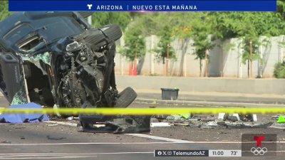 Volcadura en Phoenix deja un muerto y un lesionado