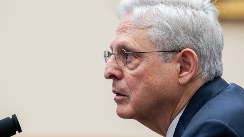 Attorney General Merrick Garland answers a question from Rep. Jim Jordan, R-Ohio, while testifying during a House Judiciary Committee hearing on the Department of Justice, Tuesday, June 4, 2024, on Capitol Hill in Washington.