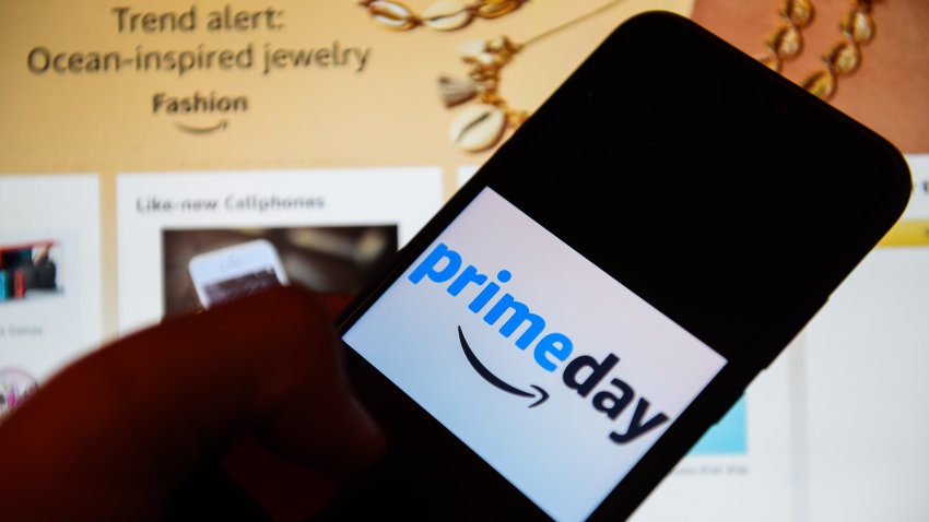 AUSTRIA – 2019/07/26: In this photo illustration an Amazon Prime day logo seen displayed on a smartphone. (Photo Illustration by Omar Marques/SOPA Images/LightRocket via Getty Images)