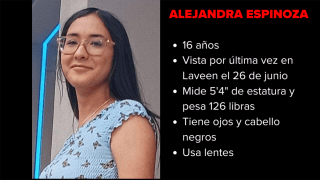 Buscan a joven desaparecida en Laveen