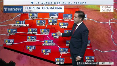 Temperaturas por debajo de la media