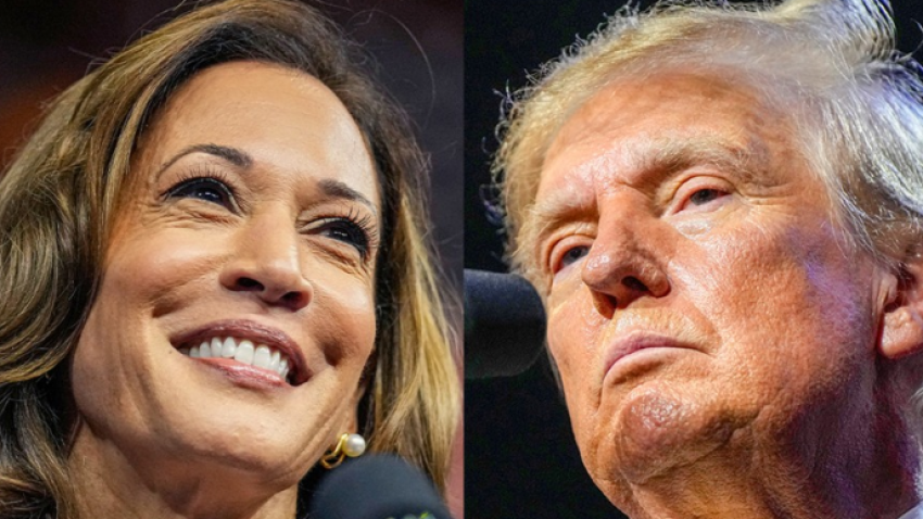 Kamala Harris y Donald Trump.