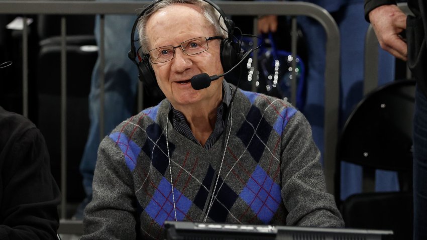 PHOENIX, ARIZONA – DECEMBER 23: Radio broadcaster Al McCoy following the NBA game between the Phoenix Suns and Oklahoma City Thunder at Footprint Center on December 23, 2021 in Phoenix, Arizona. The Suns defeated the Thunder 113-101.  NOTE TO USER: User expressly acknowledges and agrees that, by downloading and or using this photograph, User is consenting to the terms and conditions of the Getty Images License Agreement.  (Photo by Christian Petersen/Getty Images)