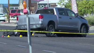 Muere motociclista en accidente entre las calles 40 y 44 en Phoenix