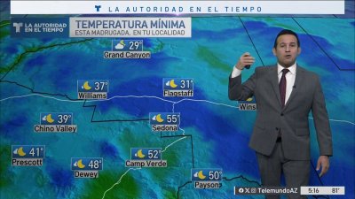 Trades cálidas y madrugadas con temperaturas congelantes en partes del estado