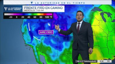 Frente frío en camino, pero antes tardes algo cálidas rozando los 100