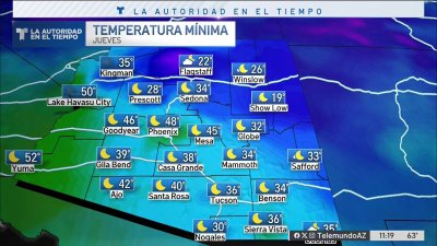 Temperaturas muy bajas en la madrugada