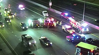 Choque de varios vehículos en la I-10 en Phoenix deja tres heridos