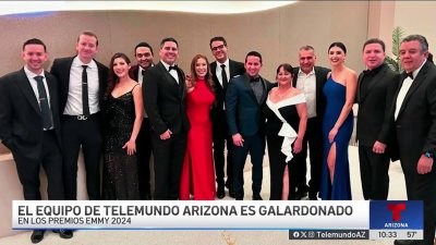 El equipo de Telemundo Arizona es galardonado en los premios Emmy 2024