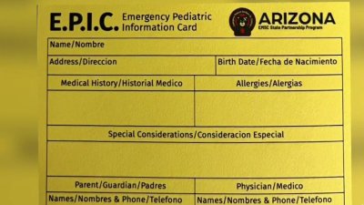 Tarjeta de Información Pediátrica de Emergencia