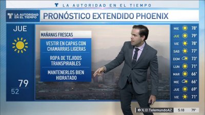 Máximas diarias 10 grados por encima de lo normal