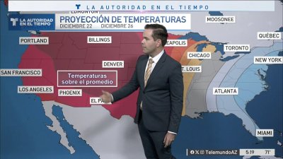 Condiciones secas y temperaturas superiores a lo normal durante los próximos 7 días