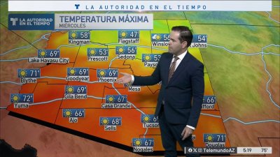 Temperaturas más frías hacia mediados de la semana,