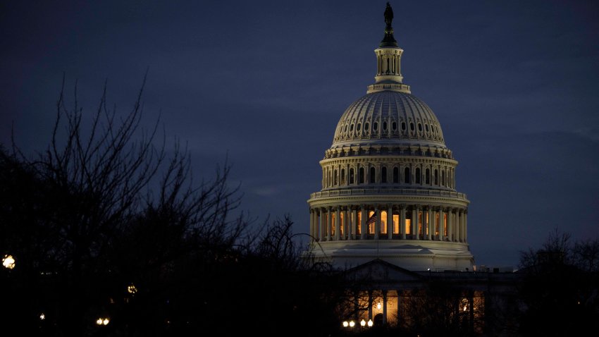 The US Capitol is seen on December 20, 2024 in Washington, DC. US President-elect Donald Trump urged Republican lawmakers December 18, 2024 to scupper a cross-party deal to avert a fast-looming US government shutdown, as the White House accused him of “playing politics.” (Photo by Ting Shen / AFP) (Photo by TING SHEN/AFP via Getty Images)