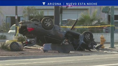 Volcadura mortal en calle 16 y Van Buren en Phoenix