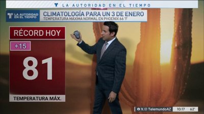 Phoenix rompe récord de temperatura máxima, pero frente frío trae cambios