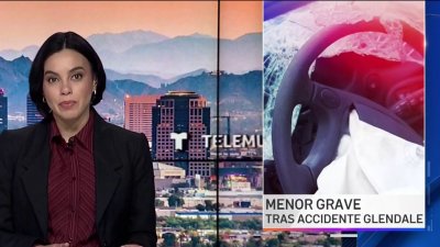 Un menor fue presuntamente expulsado de un vehículo tras un accidente en Glendale