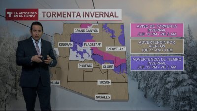 Tormenta Invernal trae nieve, fuertes vientos y lluvia