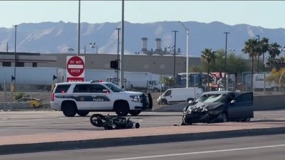 Motociclista resulta herido tras colisión en la I-10