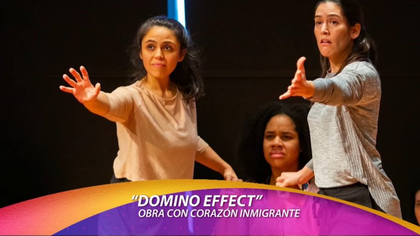 “Domino Effect” es una obra con corazón de inmigrante