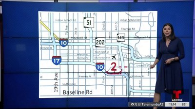 Cierre de la carretera Loop 101 en dirección norte a Scottsdale