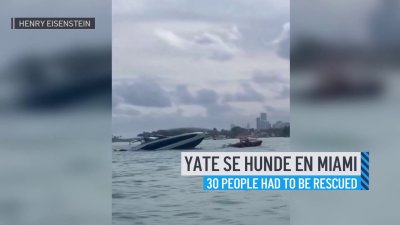 ¡Qué tal Arizona! Rescatan a 30 personas tras hundirse un yate