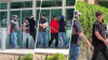 Agentes federales detienen a varios migrantes afuera de edificio de la Corte en Phoenix