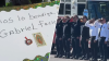 Procesión y servicio fúnebre en honor al oficial Gabriel Facio