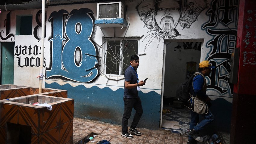 View of a prison cell of a Barrio 18 gang member after a raid at &quot;El Infiernito&quot; prison in Escuintla, Guatemala, on June 2, 2024. More than 400 Guatemalan police officers moved on Sunday 225 members of the fearsome Barrio 18 gang interned in the &quot;El Infiernito&quot; security prison, where the group had televisions, refrigerators, farm animals and even a &quot;call center&quot; to extort and order crimes. (Photo by JOHAN ORDONEZ / AFP) (Photo by JOHAN ORDONEZ/AFP via Getty Images)