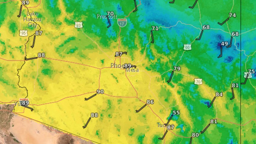 Radar en vivo: trayecto de tormenta en Arizona – Telemundo Phoenix/Tucson