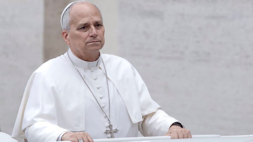 VATICAN CITY, VATICAN – 2026/10/07: Pope Leo XIV leaves at the end of his weekly general audience in St. Peter’s Square at the Vatican. (Photo by Maria Grazia Picciarella/SOPA Images/LightRocket via Getty Images)
